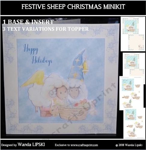 FESTIVE SHEEP CHRISTMAS MINIKIT