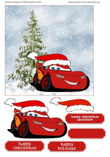 SPEED THROUGH CHRISTMAS DISN** TOPPER