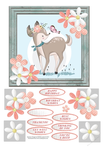 YOURE A DEER 2 ALL OCCASIONS TOPPER
