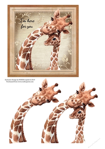 GIRAFFE FAMILY IM HERE FOR YOU