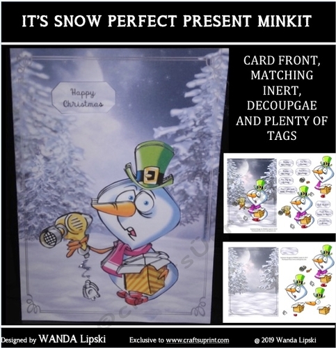 ITS SNOW PERFECT PRESENT HUMOROUS CHRISTMAS MINIKIT
