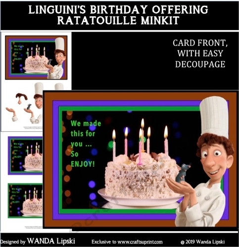 LINGUINIS BIRTHDAY OFFERING RATATOUILLE MINIKIT