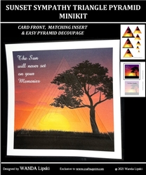 SUNSET SYMPATHY TRIANGLE PYRAMID MINIKIT