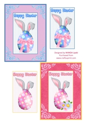 2 X EGGCELLENT EASTER BUNNY ULTRA QUICK TOPPERS 1