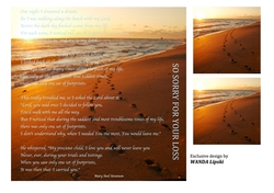 FOOTPRINTS 2 SYMPATHY CARD FRONT
