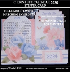 2025 CHERISH LIFE STEPPER CALENDAR KIT