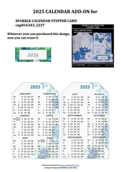 2025 ADD-ON FOR SPARKLE STEPPER CALENDAR CARD
