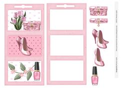 Pretty in Pink Pastels Card Front