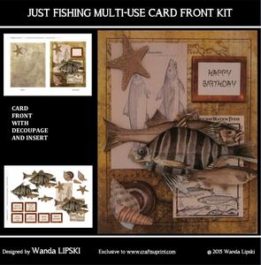 Just Fishing Multi-use Card Front Kit