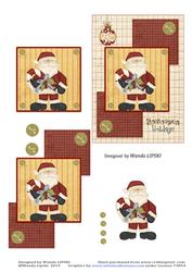 Homespun Holidays 1 Christmas Card Front