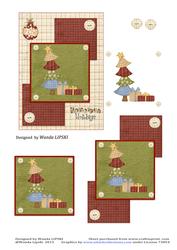 Homespun Holidays 2 Christmas Card Front