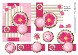 BELLE BUTTONS BIRTHDAY OR GET WELL CARD FRONT