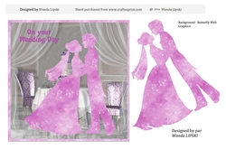 WEDDING SILHOUETTE TOPPER 1