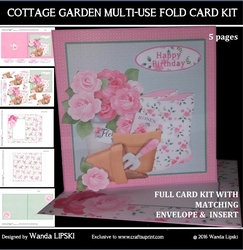 COTTAGE GARDEN MULTI-USE FOLD CARD