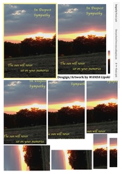 SYMPATHY SUNSET PYRAMID TOPPER