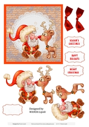 NOSE TO NOSE CHRISTMAS TOPPER