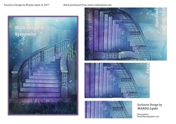 STAIRWAY TO HEAVEN SYMPATHY 5x7 PYRAMID CARD FRONT