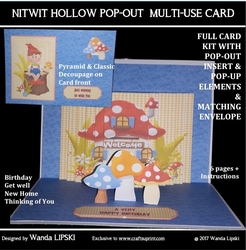NITWIT HOLLOW POP-OUT CARD KIT