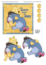 WHO NEEDS A HUG BOY VERSION TOPPER