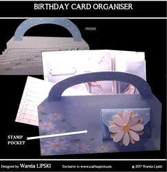 BIRTHDAY CARD ORGANISER