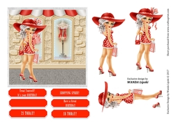 SHOPPING SPREE BIRTHDAY TOPPER