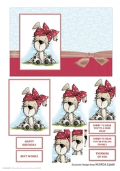 SASSY PUP 1 MULTI-USE CARD FRONT