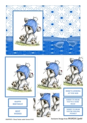 SASSY PUP 2 MULTI-USE CARD FRONT