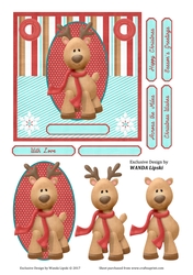 RUDOLPH CHRISTMAS CARD FRONT