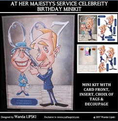 AT HER MAJESTYS SERVICE CELEBRITY BIRTHDAY MINIKIT