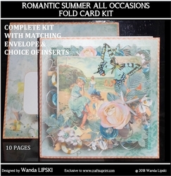 ROMANTIC SUMMER ALL OCCASIONS FOLD CARD PYRAMID KIT