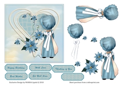 REMEMBERING YESTERDAY FLORAL MISS MULTI-USE TOPPER