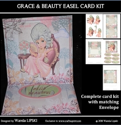 GRACE & BEAUTY BIRTHDAY EASEL