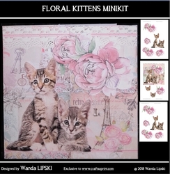 FLORAL KITTENS MINIKIT