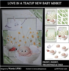 LOVE IN A TEACUP NEW BABY MINIKIT
