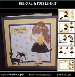 BEE GIRL & PUSS ALL OCCASIONS MINI-KIT