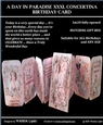A DAY IN PARADISE XXL CONCERTINA BIRTHDAY CARD