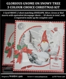 GLORIOUS GNOME ON SNOWY TREE CHRISTMAS MINIKIT