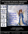 GIVE THANKS TO MANUAL THERAPISTS EASY PYRAMID FOLD CARD