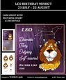 LEO ZODIAC BIRTHDAY MINIKIT 23 JULY - 22 AUGUST