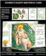 DUMBOS SLEEPY BIRTHDAY FOLDBACK CARD MINIKIT