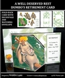 A WELL-DESERVED REST DUMBOS RETIREMENT FOLDBACK CARD MINIKIT