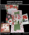 GENEROUS GERANIUMS ALL OCCASIONS TWIST & POP CARD