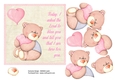 BEAR. HUG BLESSINGS 1 FRIENDSHIP CARD FRONT