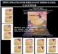 2024 ADD-ON FOR BRILLIANT BIRDS CALENDAR CARD
