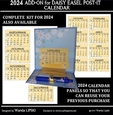 2024 ADD-ON FOR DAISY POST-IT EASEL CALENDAR CARD