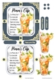 COCKTAIL COASTER BIRTHDAY CARD FRONT 13 PIMMS CUP