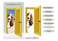 JUST DROPPING IN TO SAY PEEKING POOCHES - BASSET