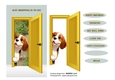 JUST DROPPING IN TO SAY PEEKING POOCHES - BEAGLE