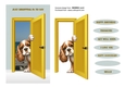 JUST DROPPING IN TO SAY PEEKING POOCHES - SPANIEL