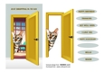 JUST DROPPING IN PEEKING MOGGIES - BENGAL